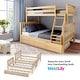 preview thumbnail 64 of 63, Max and Lily Twin over Full Bunk Bed with Trundle Bed