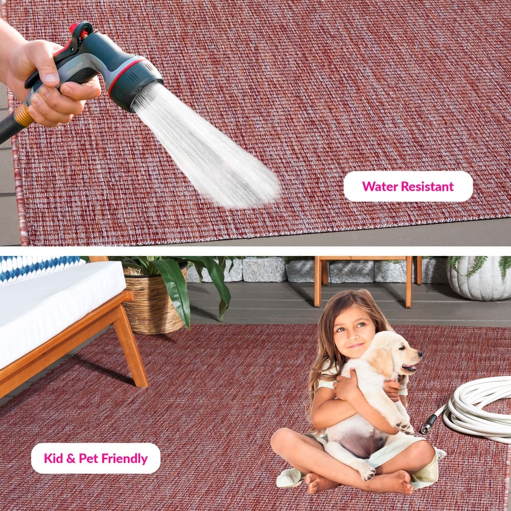 SAFAVIEH Courtyard Dimitroula Indoor /Outdoor Waterproof Patio Backyard Rug