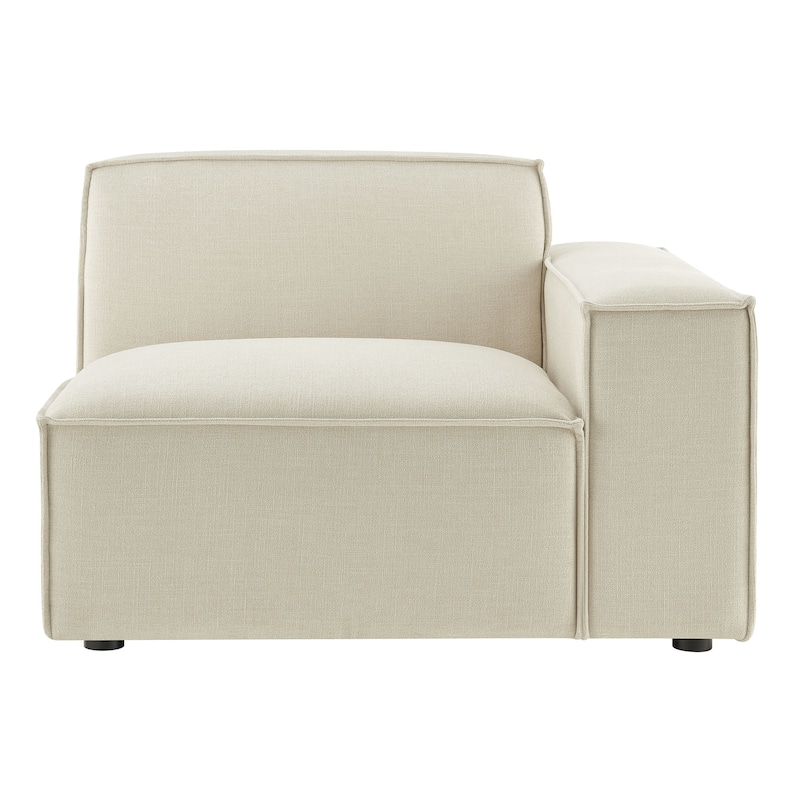 Restore Performance Fabric Upholstered Right-Facing Modular Lounge Chair