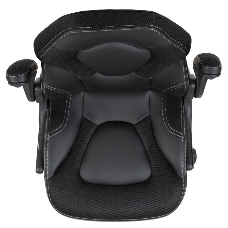 High Back Racing Style Ergonomic Gaming Chair with Flip-Up Arms