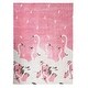 preview thumbnail 2 of 5, Flamingo Pink 5' x 8' Area Rug - 61"W x 95"D x 0.3"H