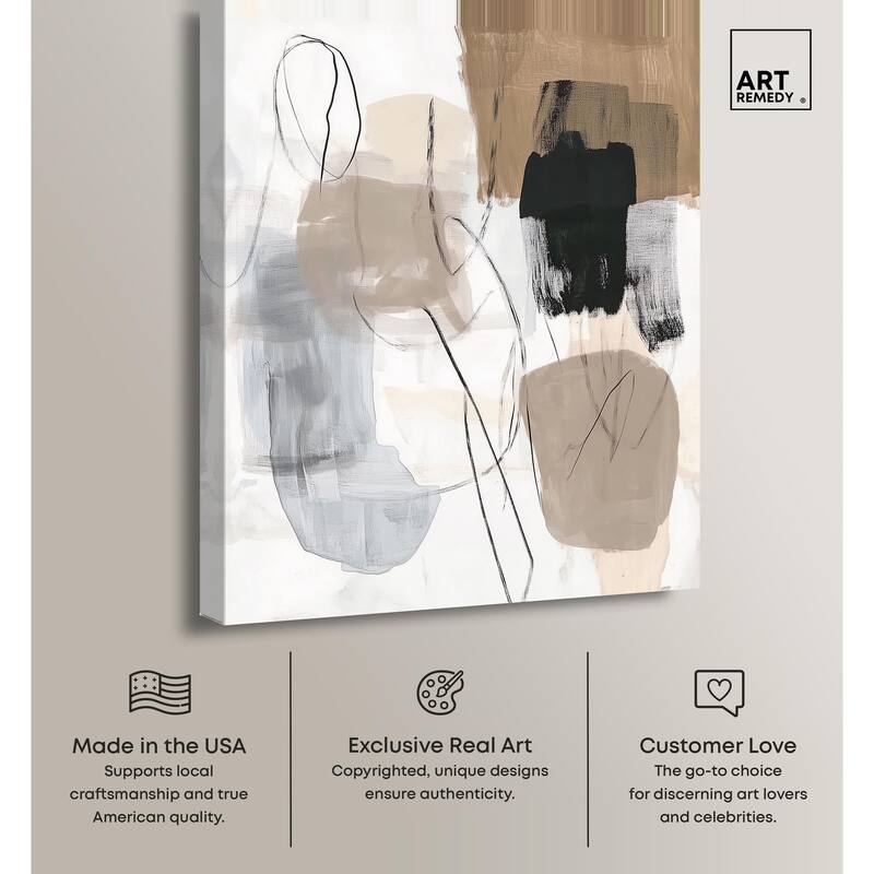 Contemporary Canvas II Canvas by Art Remedy, Gallery Wrapped