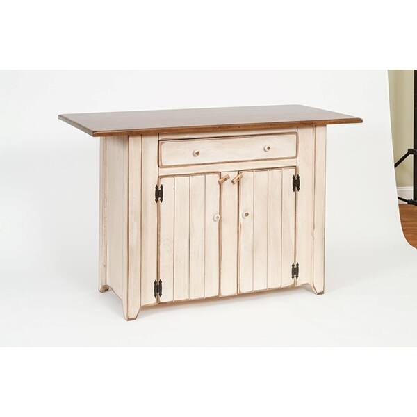 Primitive Pine Large Kitchen Island Set Bed Bath & Beyond 32562765