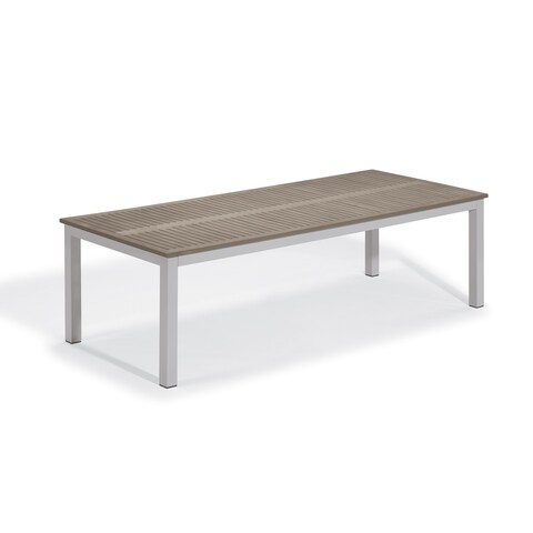 Oxford Garden Travira 103-inch Tekwood Natural Rectangular Dining Table