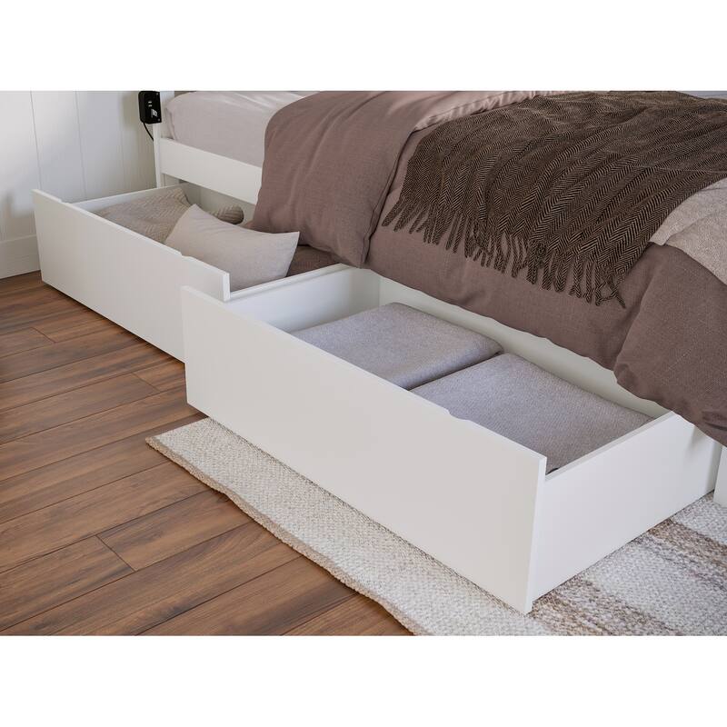 Canyon Platform Bed with Matching Footboard & Storage Drawers