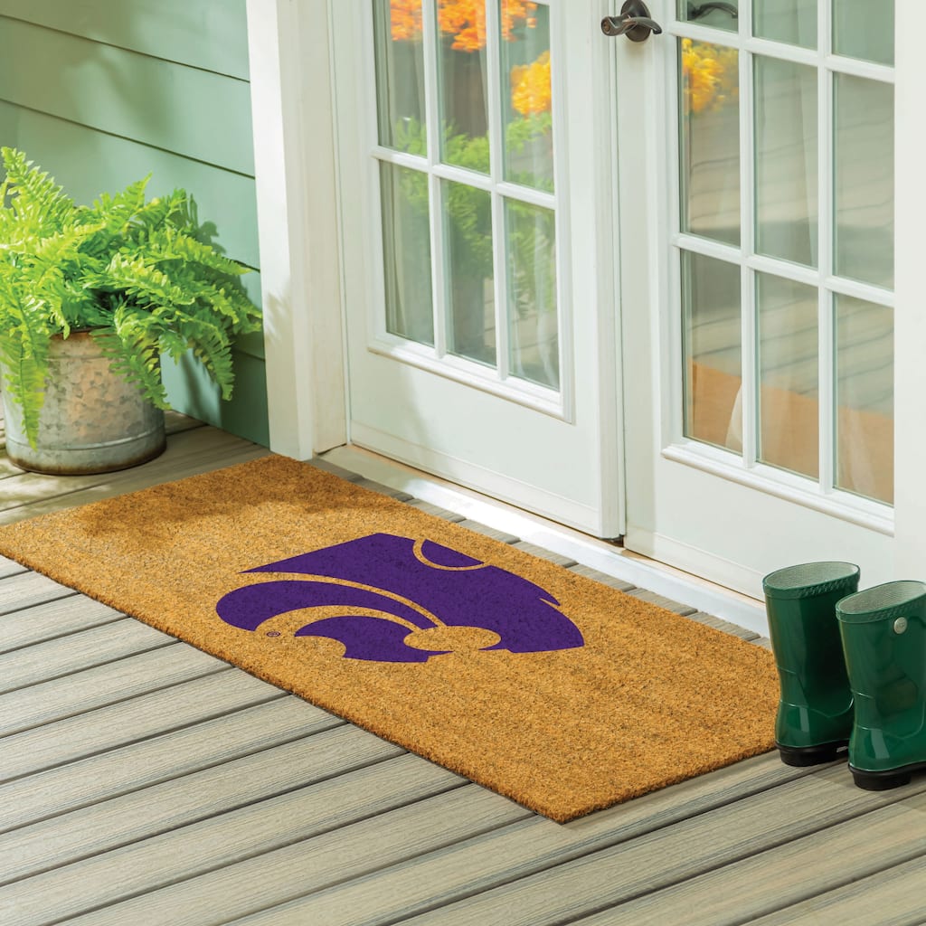 Kansas State University Full Color Indoor/Outdoor Coir Mat
