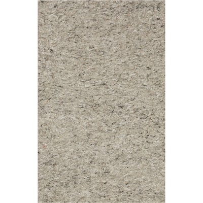 Mohawk Home Felt Rug Pad 1/2" Inch Thick Plush Comfort Cushion - Grey