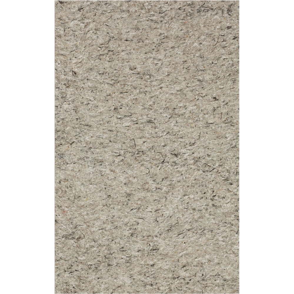 Mohawk Home Felt Rug Pad 1/2" Inch Thick Plush Comfort Cushion - Grey