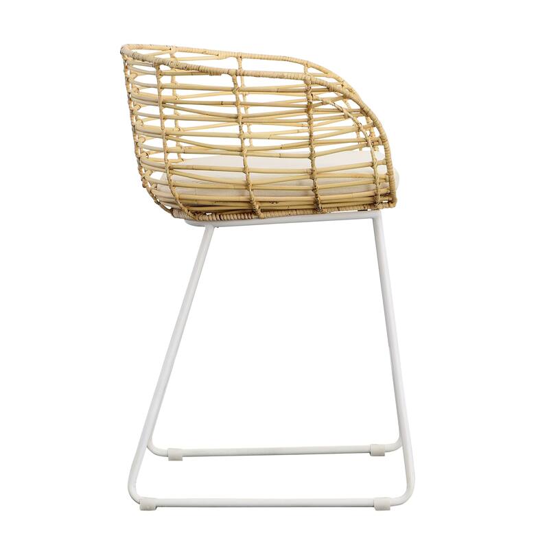 Amber 34" Tall Counter Stool, Natural