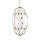 preview thumbnail 3 of 9, Uttermost Valencia 6 Light Glass Panel Pendant - 19"W x 19"D x 31"H