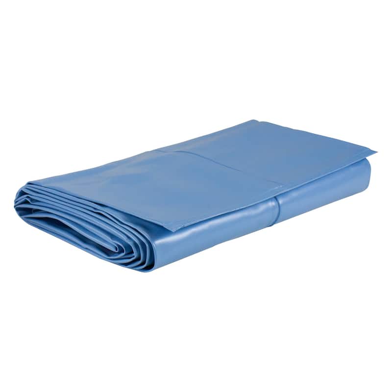 1' x 8' Blue Dual Chamber Winterizing Pool Water Tube - 1' x 8'