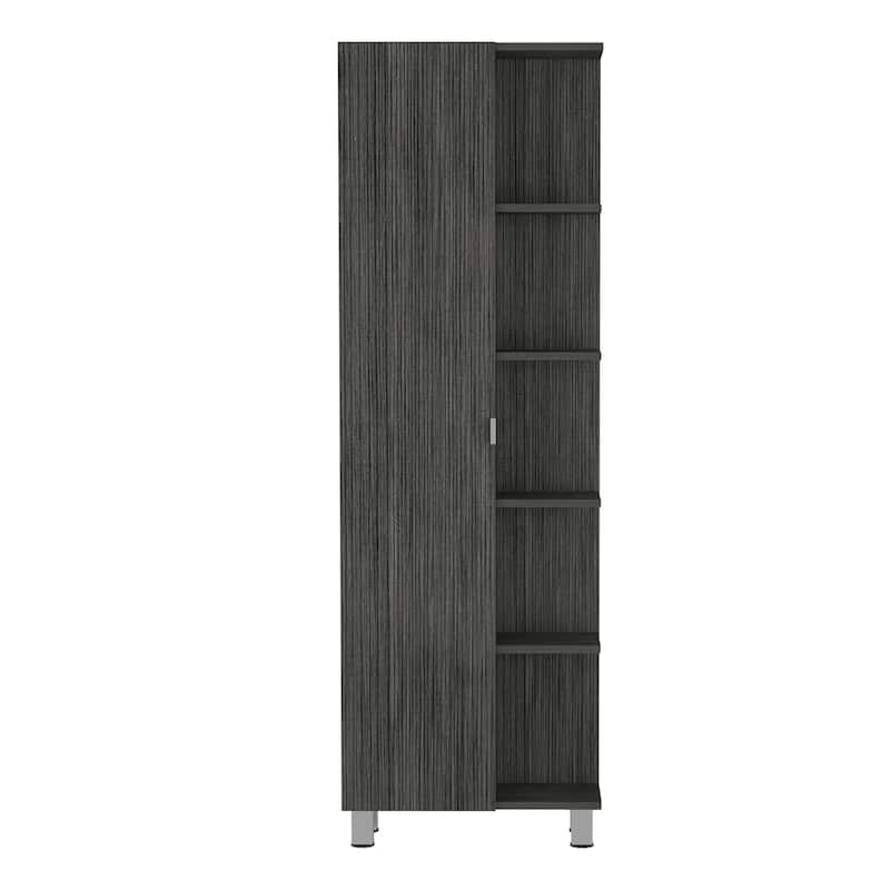 Portland 5-Shelf Linen Cabinet