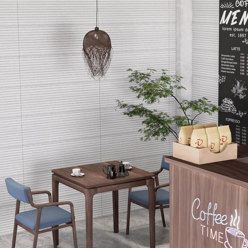 Merola Tile Lumiere Rythme Blanco 11-3/4" x 35-3/8" Ceramic Wall Tile