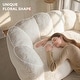preview thumbnail 20 of 22, Loveseat Floral Shaped Bean Bag Sofa