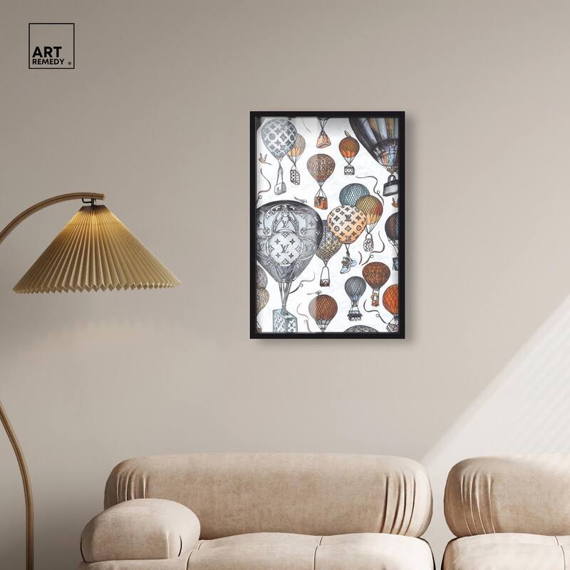 Doll Memories - Fashion Balloons Shadowbox by Art Remedy