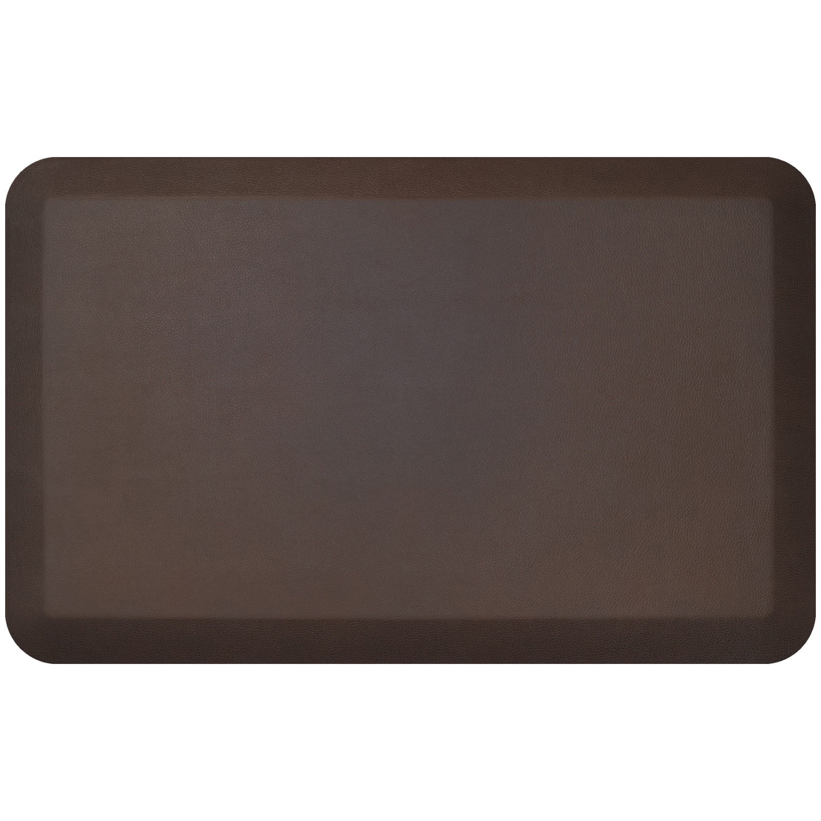 GelPro Newlife Designer Leather Grain Truffle 20 in. x 48 in. Anti-Fatigue Comfort Kitchen Mat
