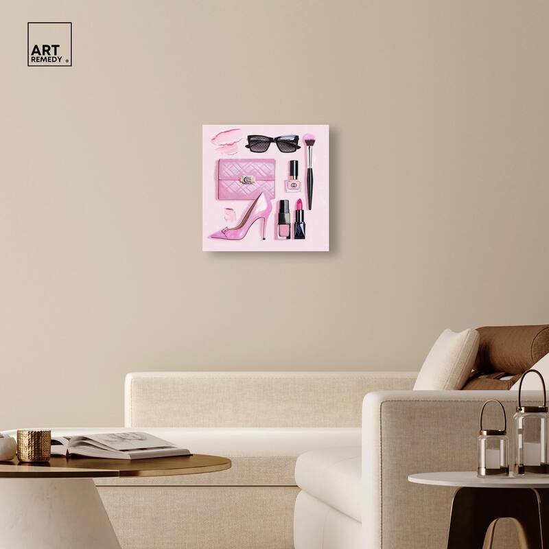 Pink Passions Canvas by Art Remedy, Gallery Wrapped
