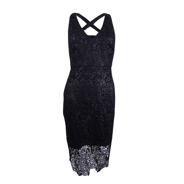 guess black bodycon dress