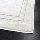 preview thumbnail 19 of 38, Superior Cotton Solid Non-slip Backing 2-Piece Bath Rug Set