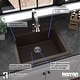 preview thumbnail 54 of 55, Karran Top Mount 25 in. Single Bowl Quartz Kitchen Sink