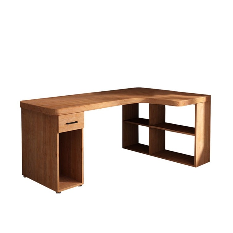 Brown Rectangle Solid Wood