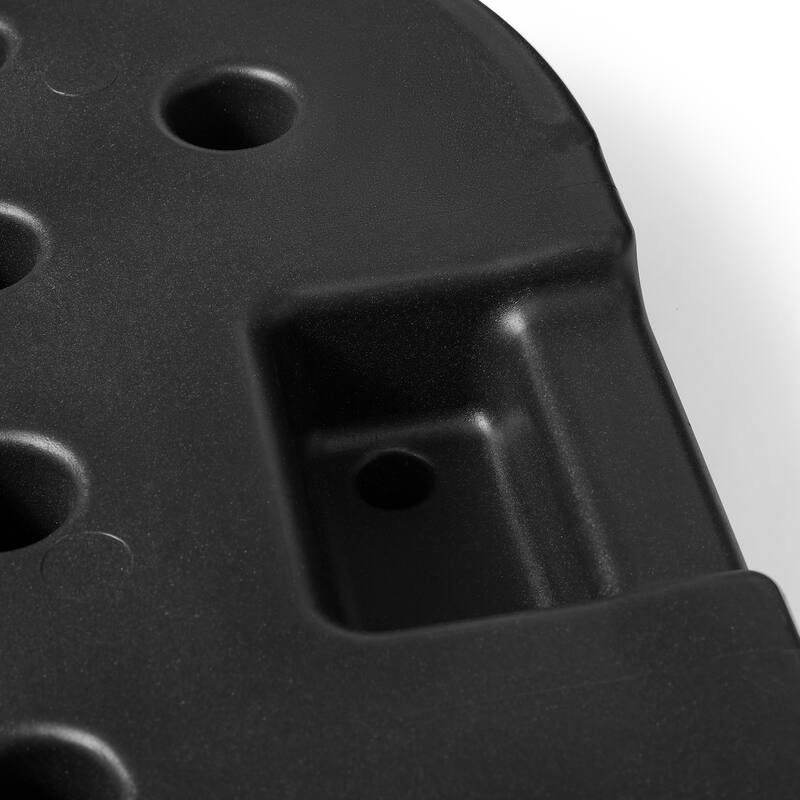 Hilford Cantilever 4-piece Heavy Duty Fillable Patio Umbrella Weighted Base Stand