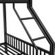 preview thumbnail 7 of 8, Twin XL Over Queen Metal Bunk Bed with Ladder and Slats Support for Adults Teens, Black, (Old SKU W2580S00003)