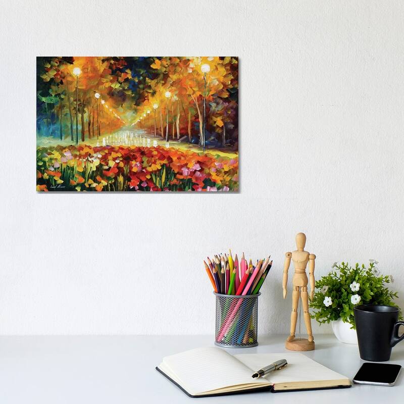 iCanvas "Alley Of Roses" by Leonid Afremov Canvas Print - 8x12x0.75