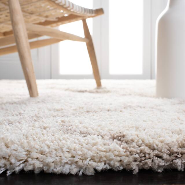 SAFAVIEH Hudson Shag Vitchka Glam Trellis 2-inch Area Rug
