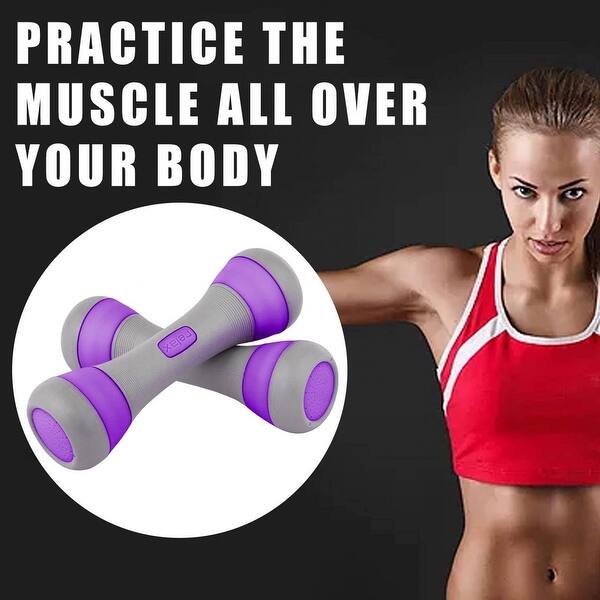 slide 1 of 38, Adjustable Dumbbell Home Dumbbell Ladies Dumbbell Home Workout Purple