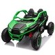 preview thumbnail 21 of 98, 24V Kids Electric UTV Ride-On Car  20in Seat Width, Bluetooth, MP3, LED Lights | For Children 3 Years and Up|Green