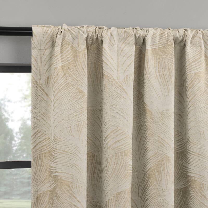 Indigo Road by Egypt Sherrod Coppa Magnetic Closure Total Blackout Back Tab 1-Piece Curtain Panel, Single Panel