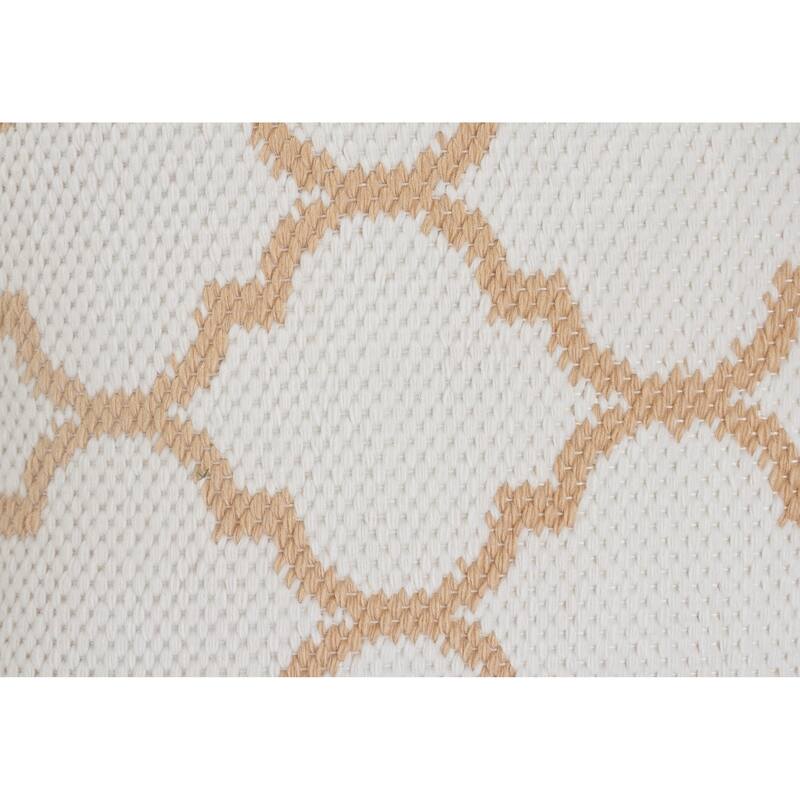 Sevita Geometric Lattice Indoor/Outdoor Throw Pillow