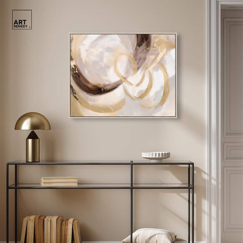 Dreamy Swirls III Canvas by Art Remedy