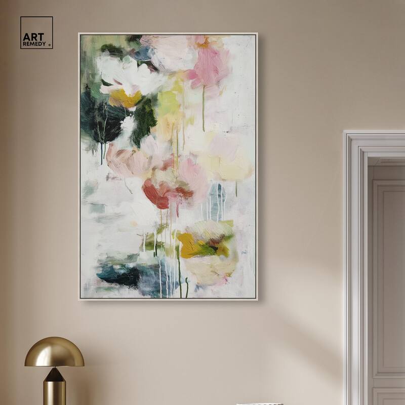 Dripping Colors III Canvas by Art Remedy