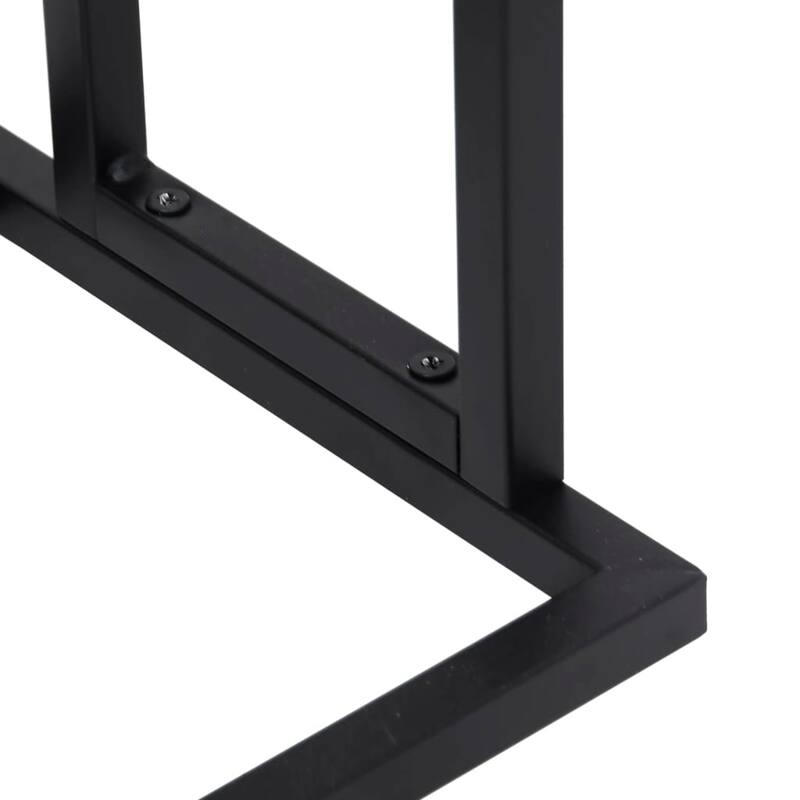 vidaXL Towel Rack Freestanding 2 Tier Towel Holder Stand for Bathroom Iron