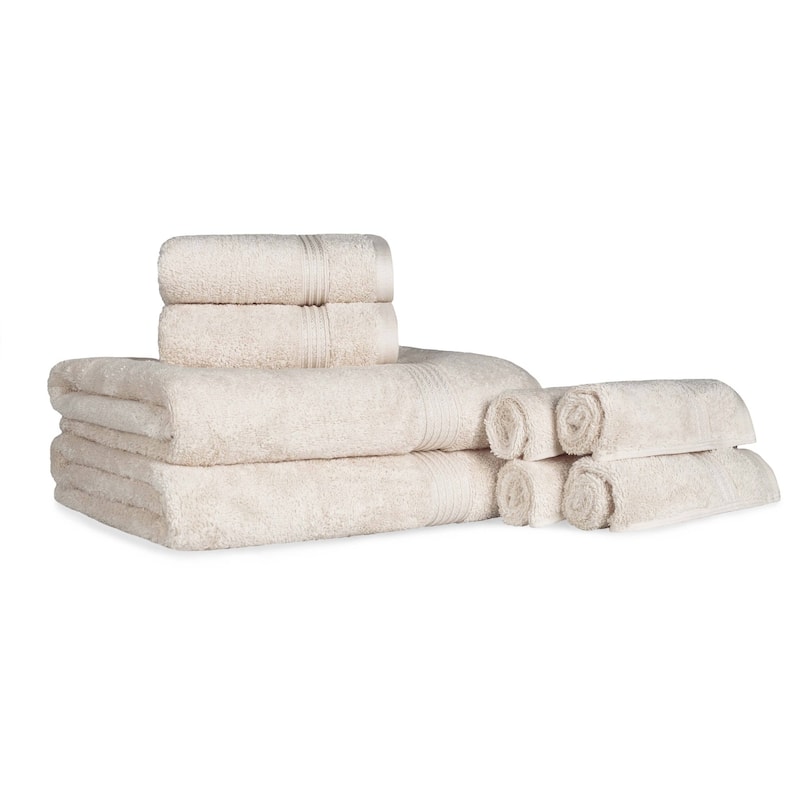 Superior Heritage Egyptian Cotton Absorbent 8-Piece Towel Set