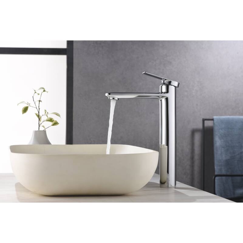 Ultra Faucets Wedge Collection Single Handle Vessel Lavatory Faucet