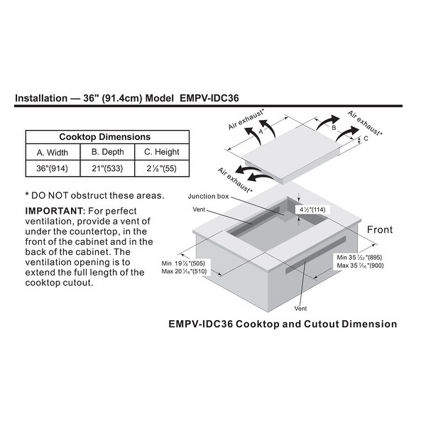 induction range hood