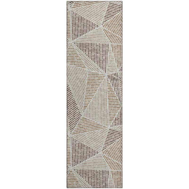 Premium Washable Super Soft Contemporary Mosaic Mayfield Rug