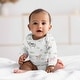 preview thumbnail 2 of 4, Sweet Jojo Designs Farm Animals Boy Girl Gender Neutral Unisex 6-12M Baby Clothes Bodysuits 2 Pack Set Watercolor Farmhouse Barn