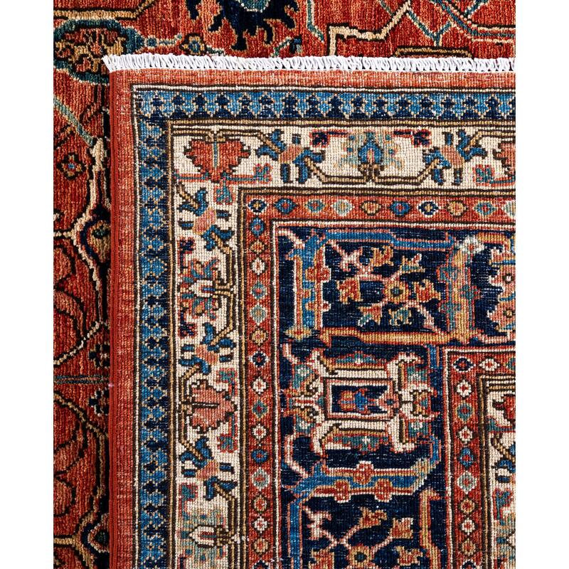 Serapi One-of-a-Kind Hand-Knotted Area Rug - Orange - 10' 0" x 13' 9"