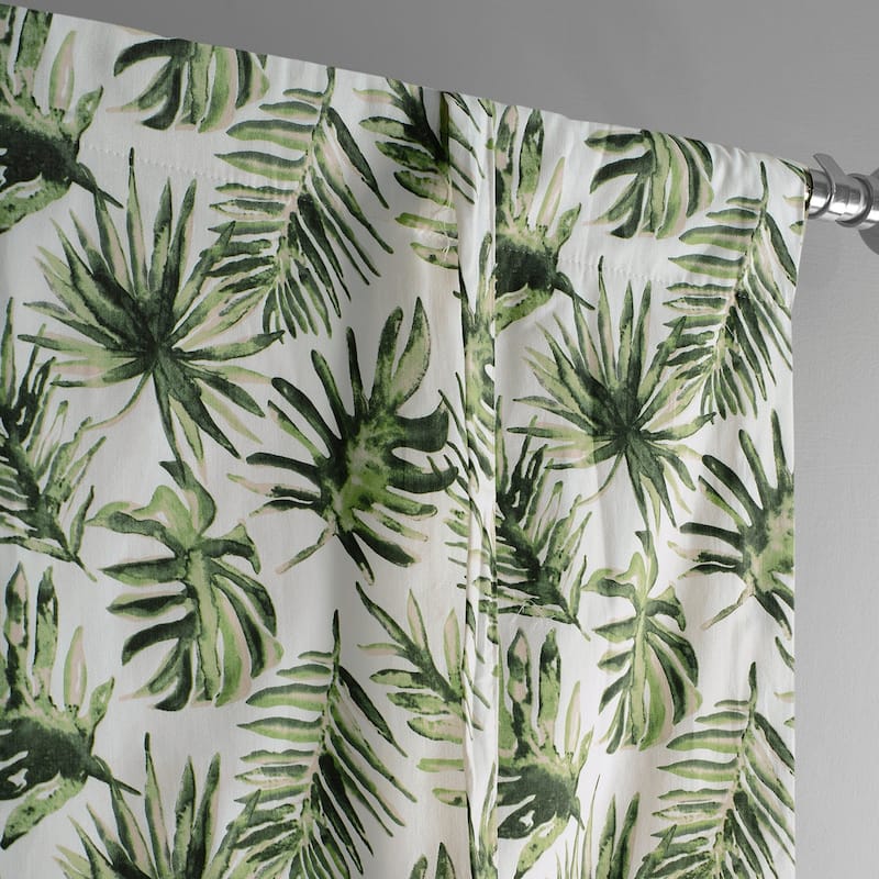 Exclusive Fabrics Artemis Printed Cotton Tie-Up Window Shade (1 Panel)