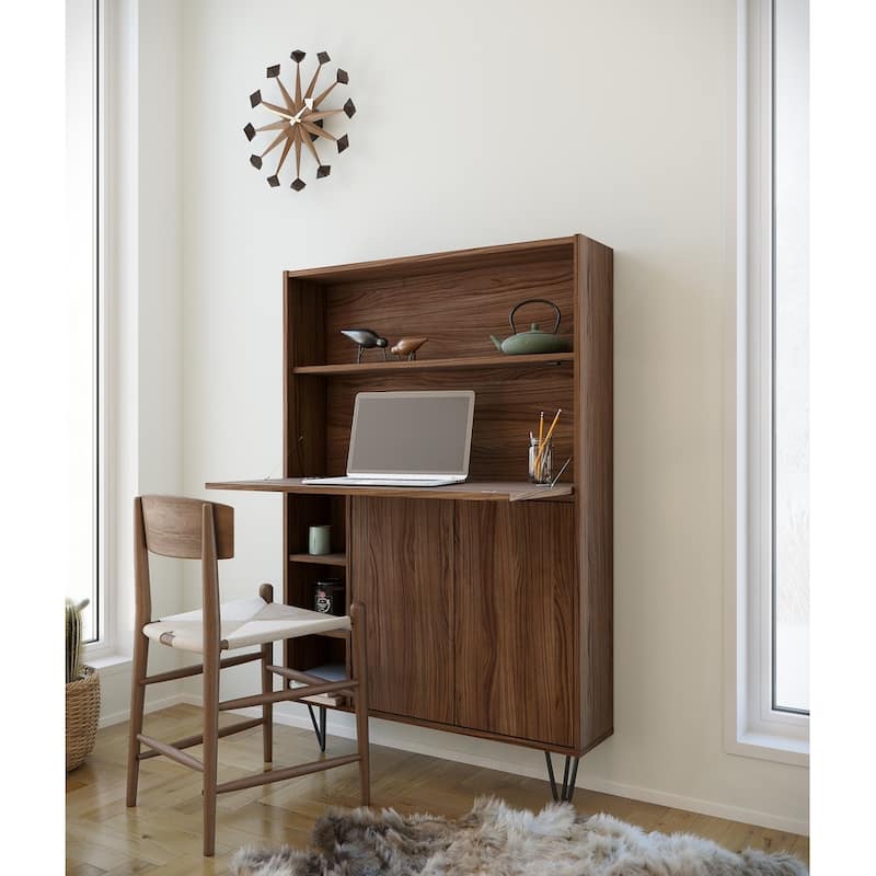 Nexera Slim Secretary Desk