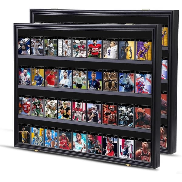 36 Graded Sports Card Display Case, Baseball Card Display Case, Trading  Card Display Case Football Cards, 98% UV Protection - Bed Bath & Beyond -  40158627