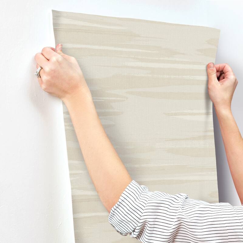 Grasse White Pearl Non-Woven Unpasted Bohemian Nimbus Wallpaper Covers about 60.75 sq. ft. - White
