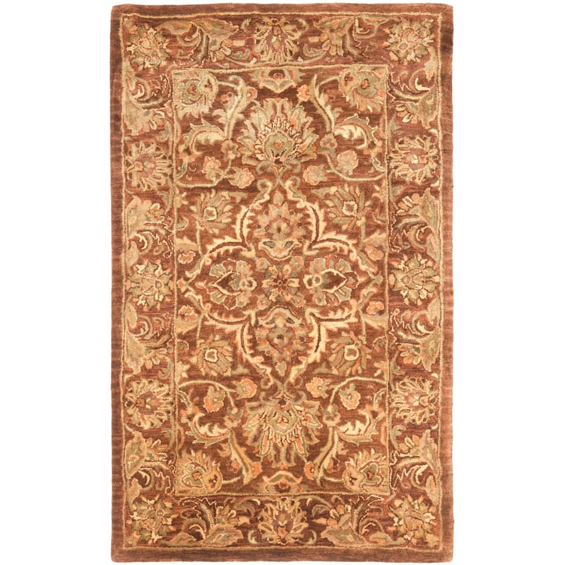 SAFAVIEH Handmade Golden Jaipur Racheal Traditional Oriental Wool Rug