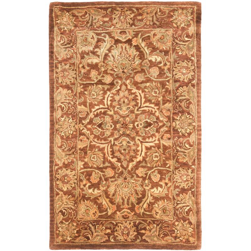 SAFAVIEH Handmade Golden Sato Racheal Traditional Oriental Wool Rug