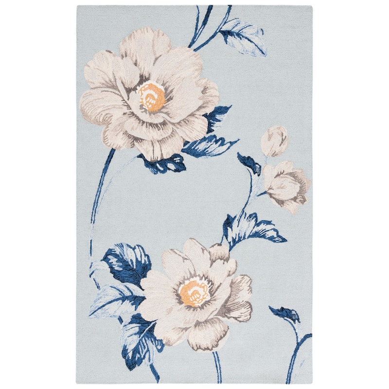 SAFAVIEH Handmade Jardin Garnette Country Wool Rug