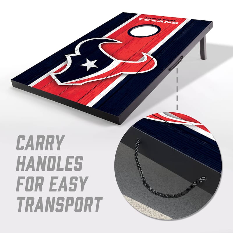 Houston Texans NFL Compact 2x3 Tailgate Cornhole Board Set